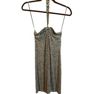 Michael Michael Kors Halter Geometric Dress